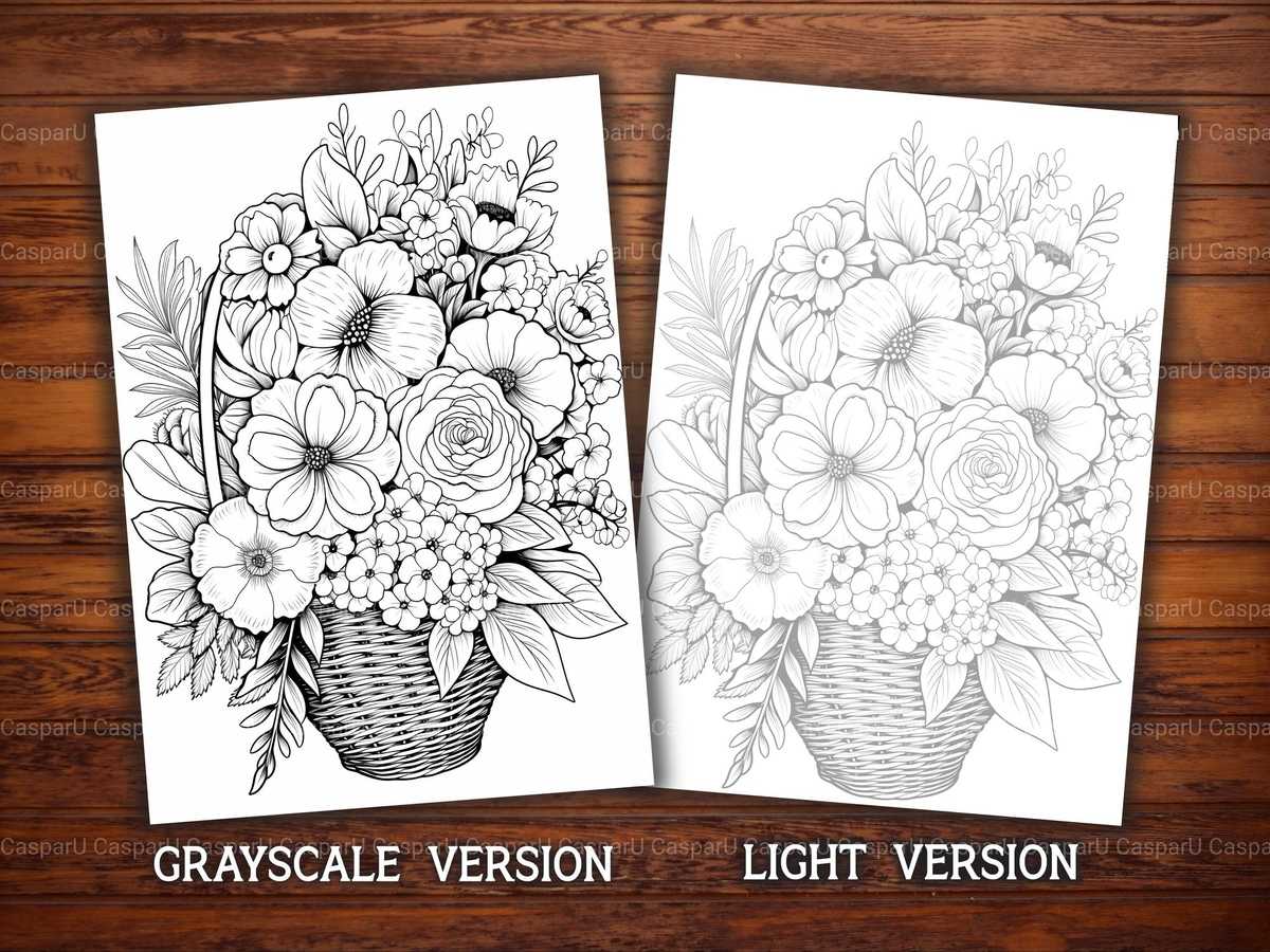 Floral Easter Coloring Books - CraftNest