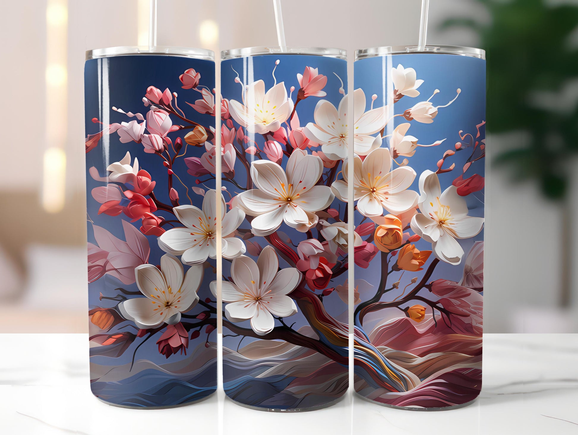 Floral Spring 6 Tumbler Wrap - CraftNest