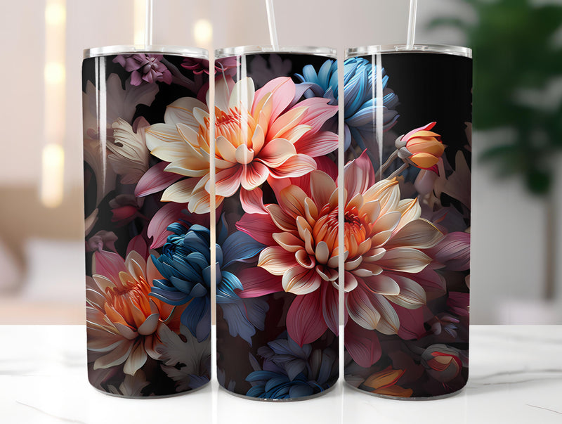 Floral Spring 4 Tumbler Wrap - CraftNest