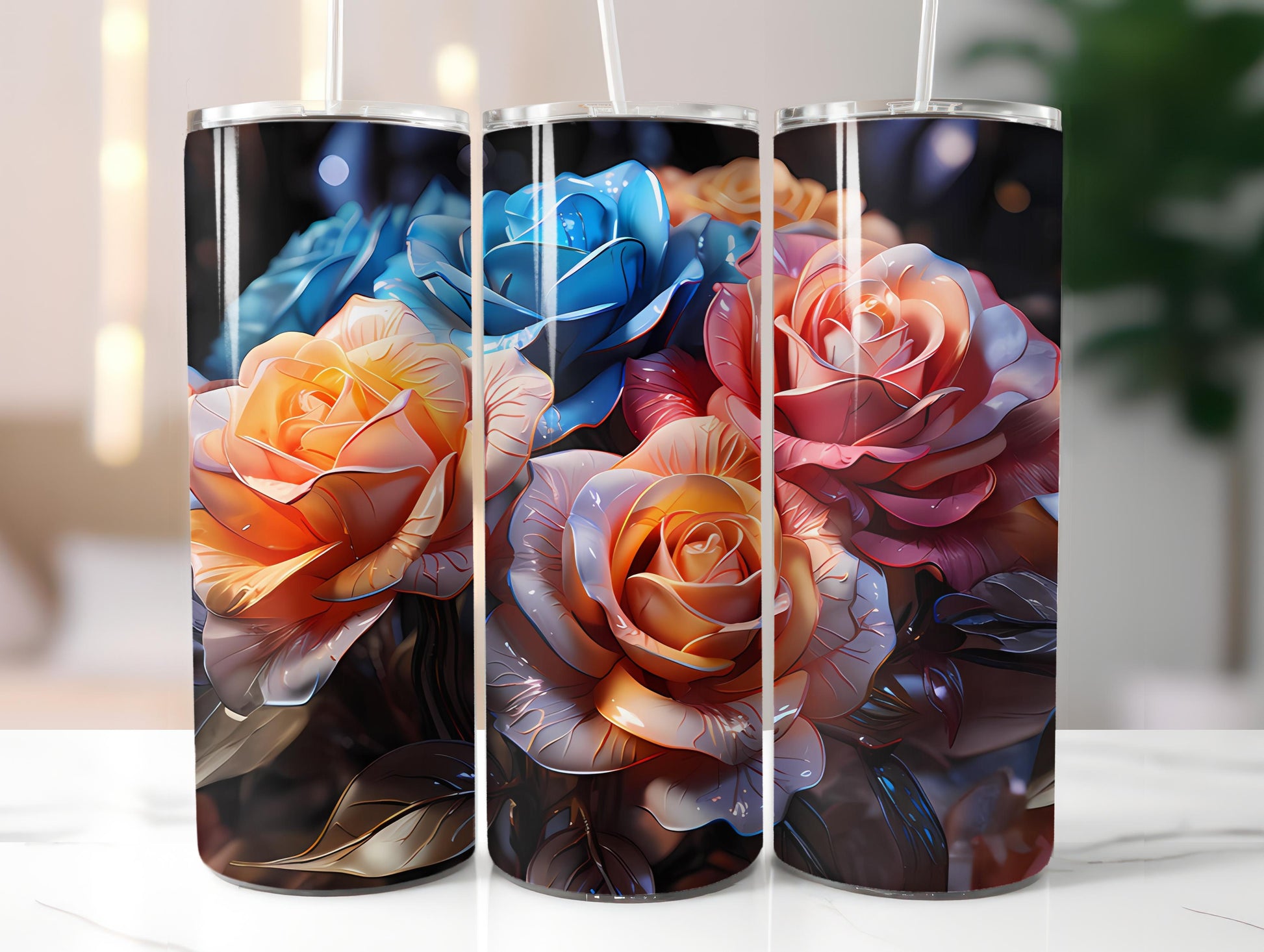 Floral Spring 2 Tumbler Wrap - CraftNest