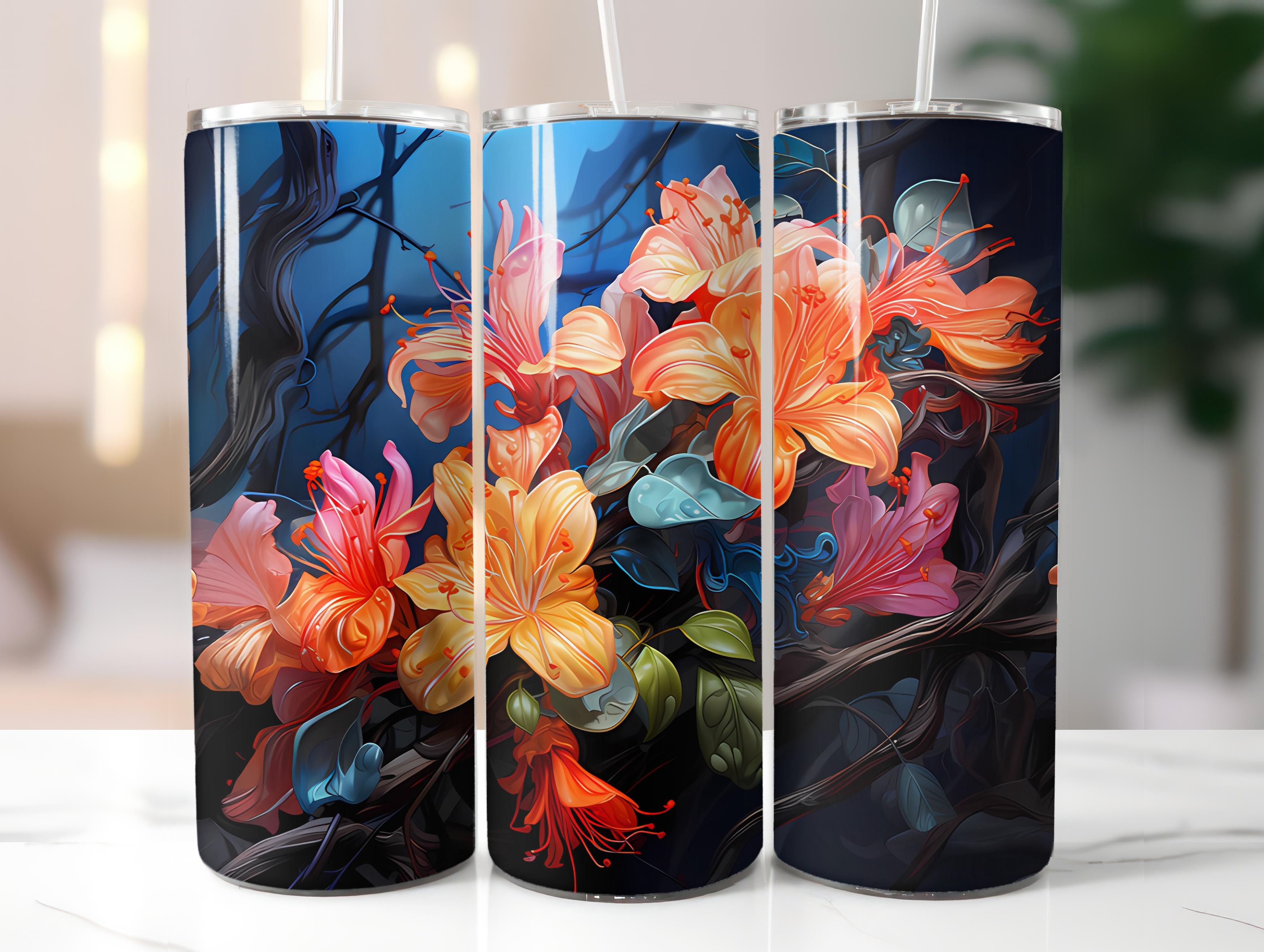 Floral Spring 2 Tumbler Wrap - CraftNest