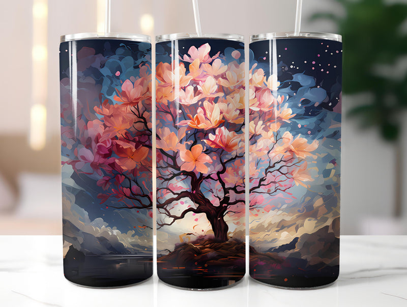 Floral Spring 3 Tumbler Wrap - CraftNest