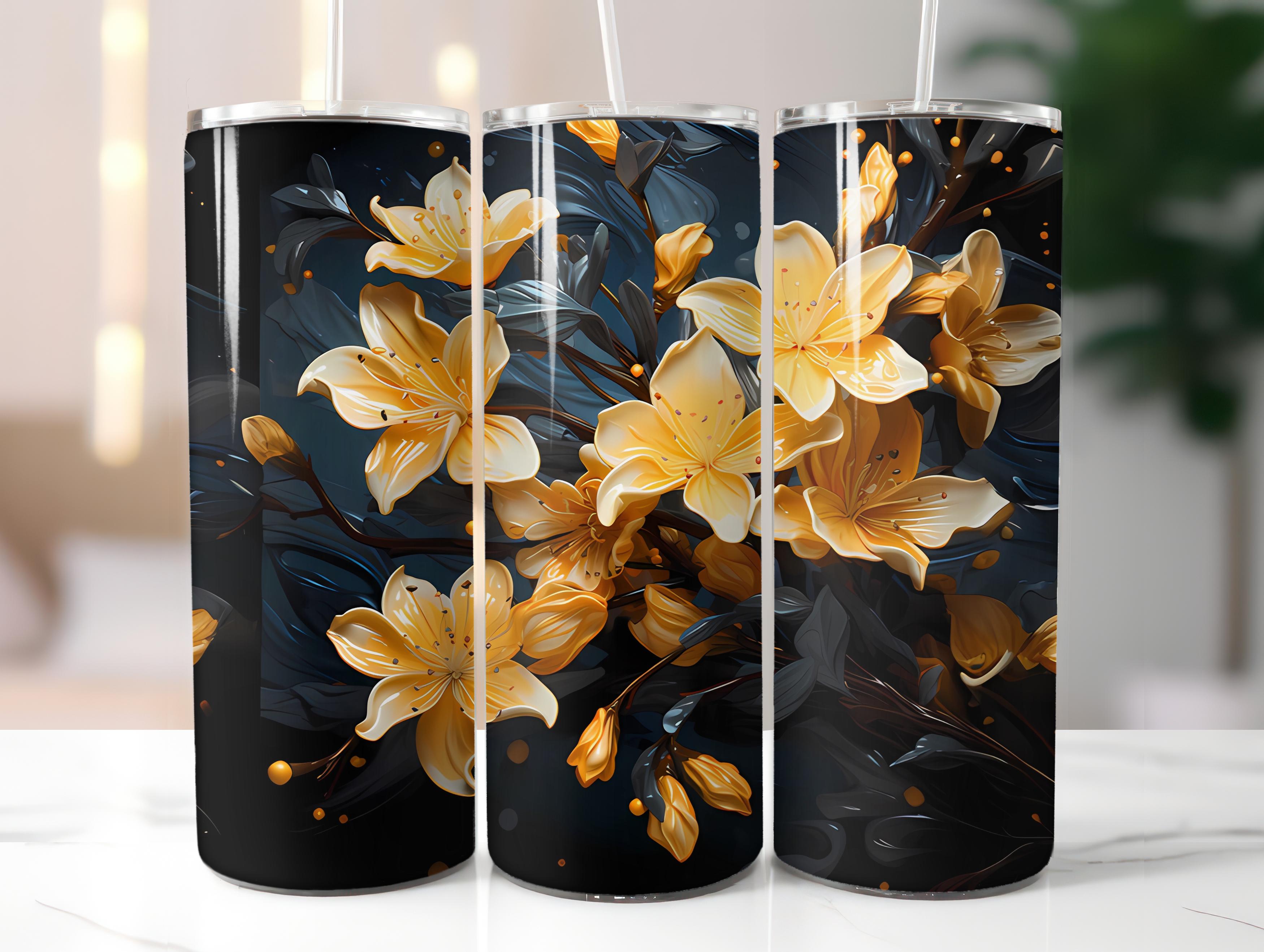 Floral Spring 4 Tumbler Wrap - CraftNest