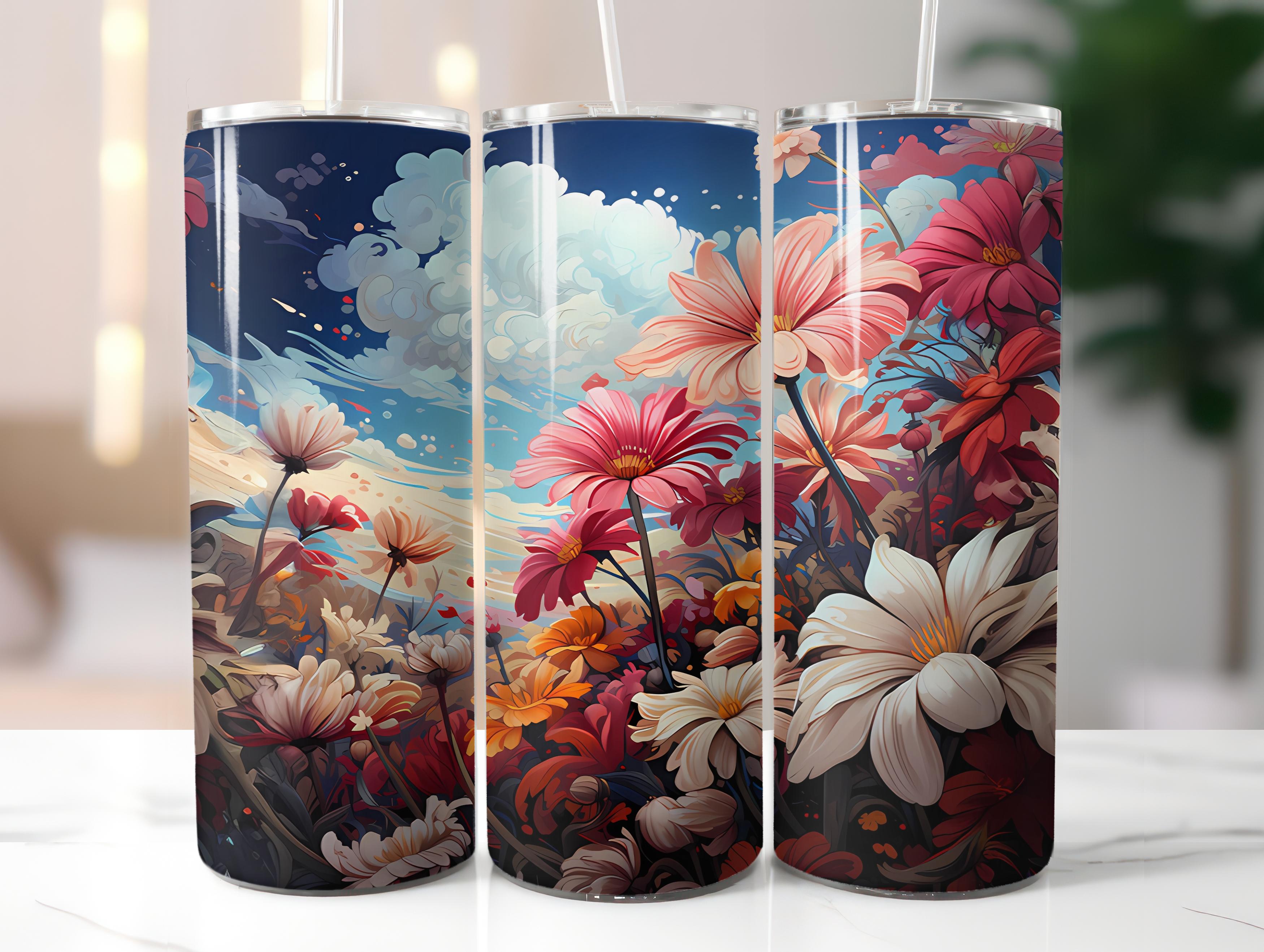 Floral Spring 1 Tumbler Wrap - CraftNest