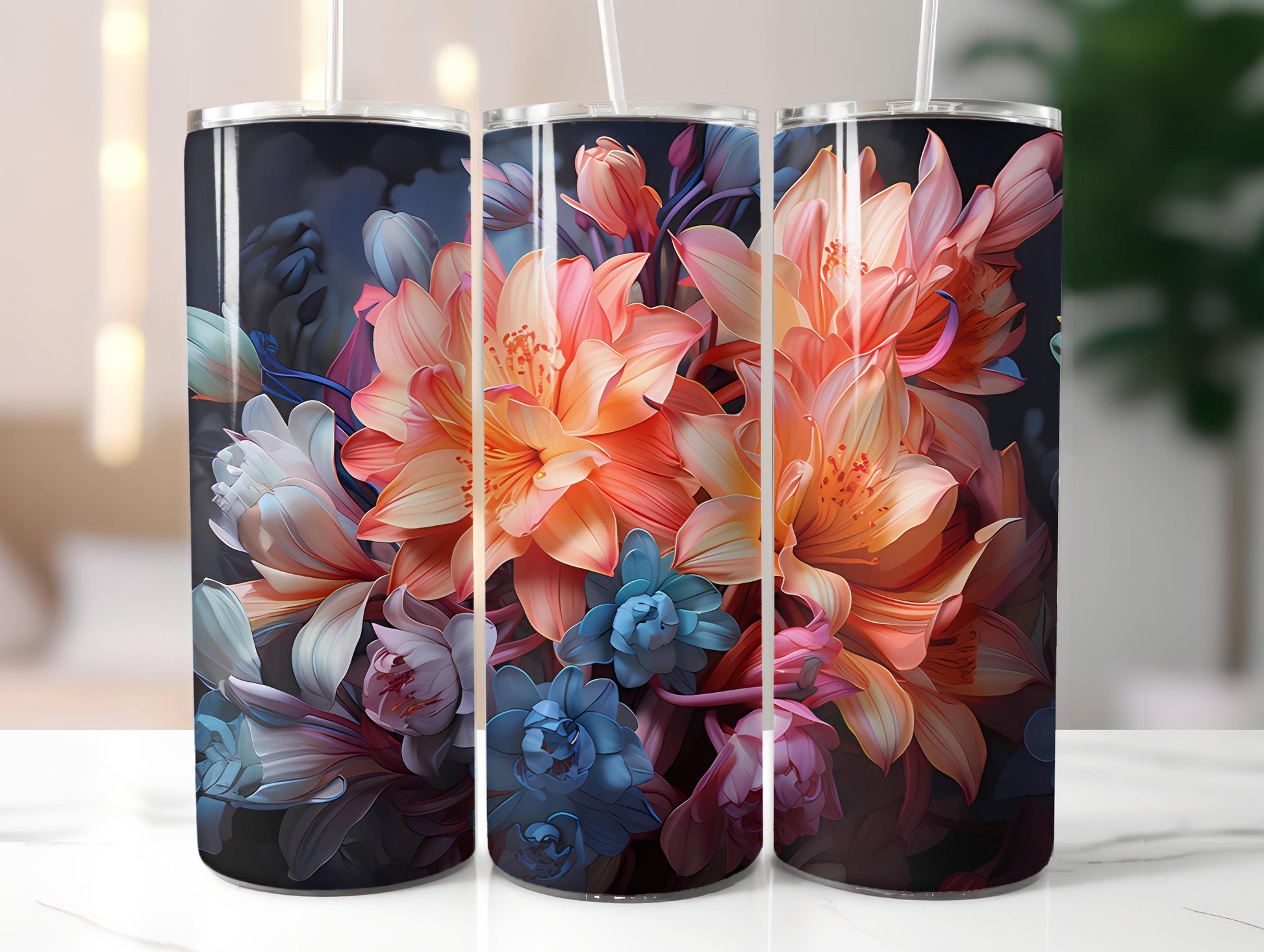 Floral Spring 7 Tumbler Wrap - CraftNest