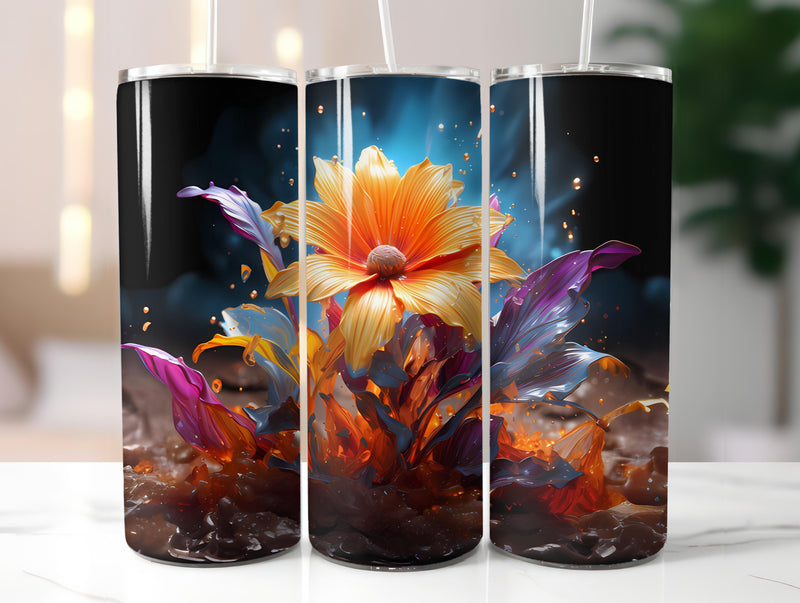 Floral Spring 2 Tumbler Wrap - CraftNest