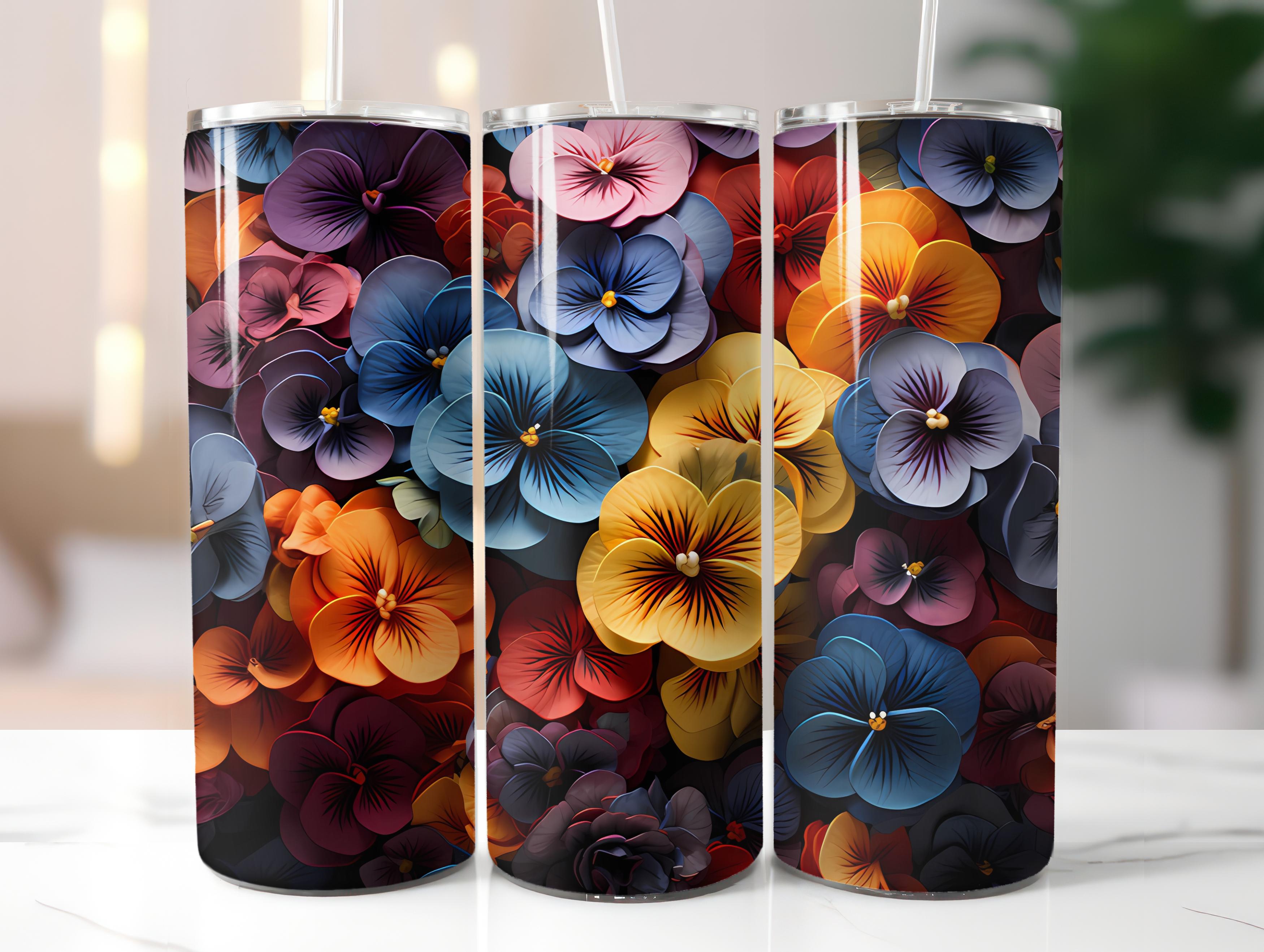 Floral Spring 7 Tumbler Wrap - CraftNest