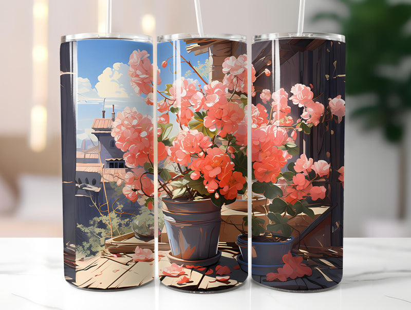 Floral Spring 3 Tumbler Wrap - CraftNest