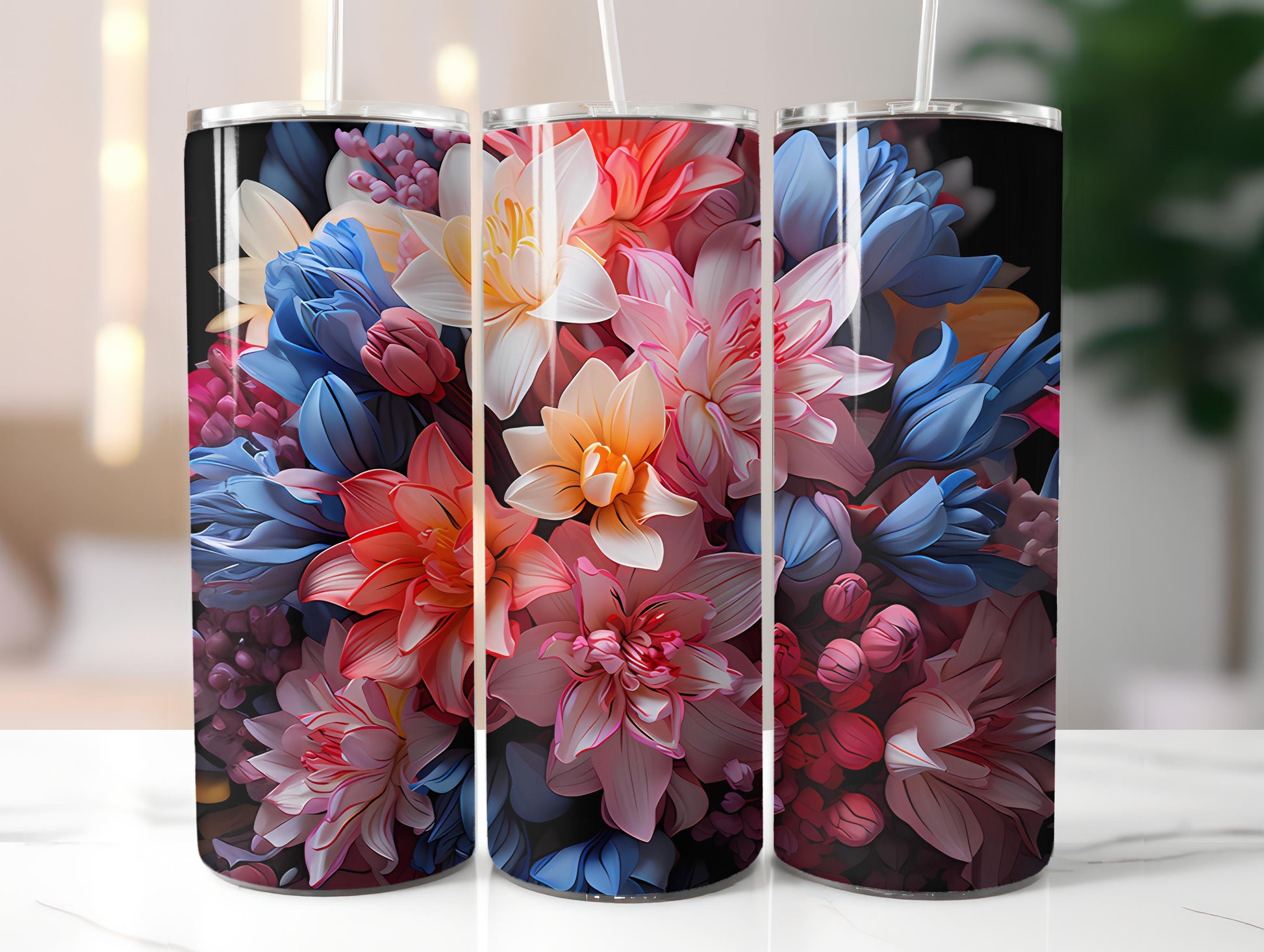 Floral Spring 1 Tumbler Wrap - CraftNest