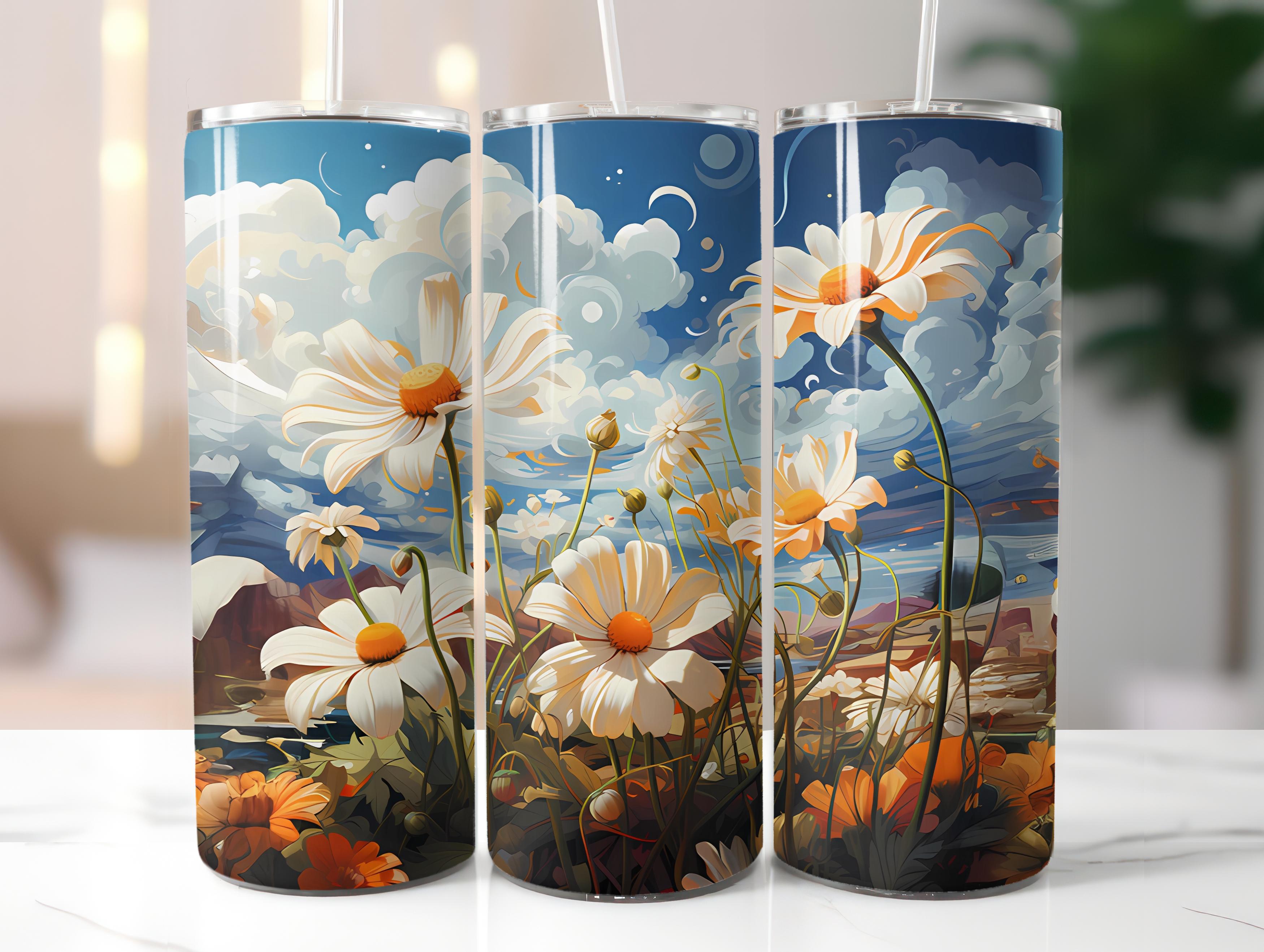 Floral Spring 3 Tumbler Wrap - CraftNest