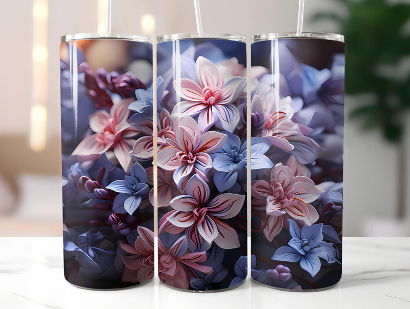 Floral Spring 2 Tumbler Wrap - CraftNest