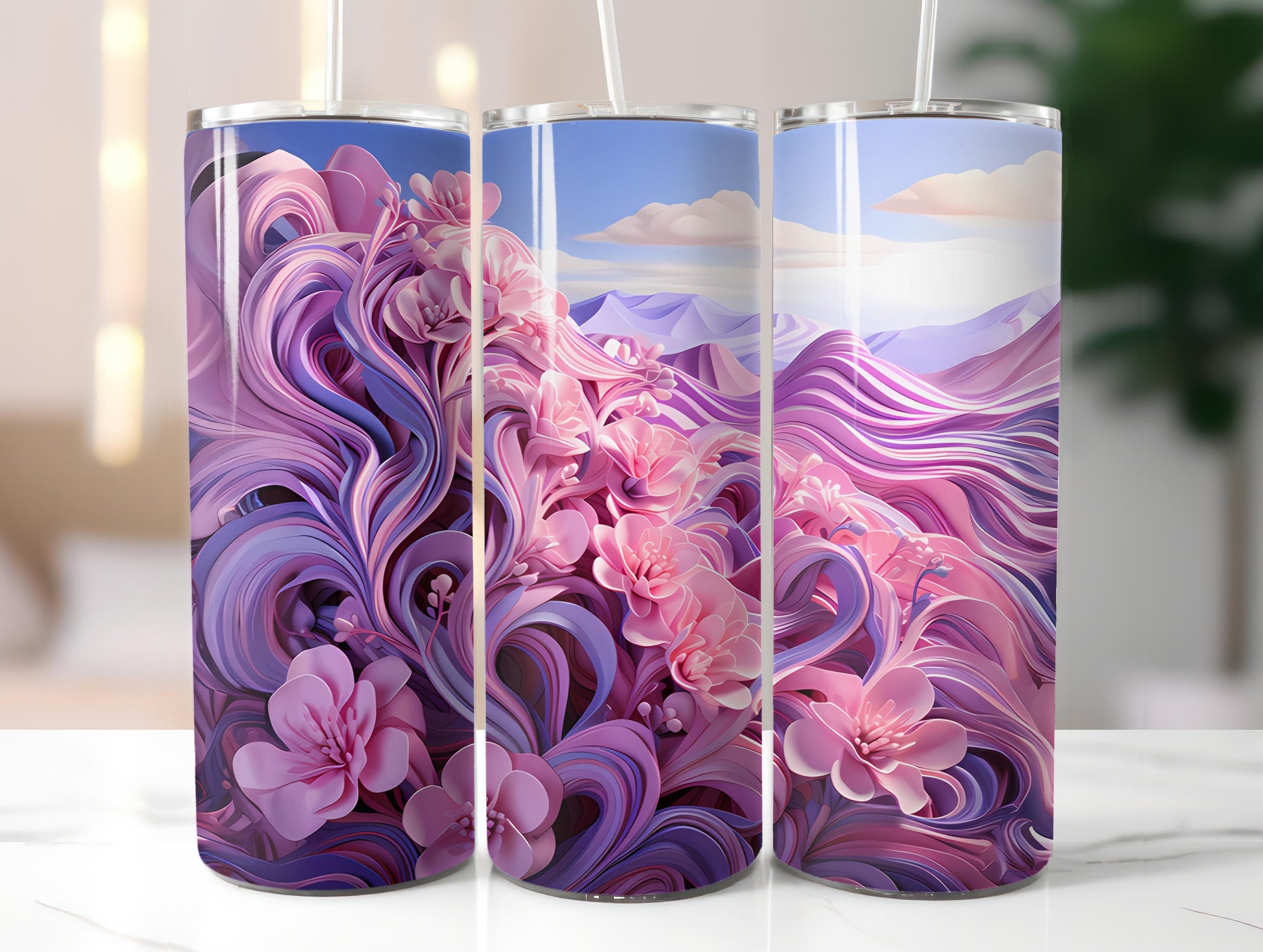 Floral Spring 6 Tumbler Wrap - CraftNest