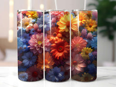 Floral Summer 4 Tumbler Wrap - CraftNest - Digital Crafting and Art