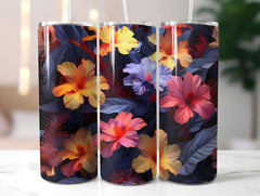 Floral Summer 5 Tumbler Wrap - CraftNest - Digital Crafting and Art