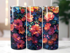 Floral Summer 1 Tumbler Wrap - CraftNest - Digital Crafting and Art