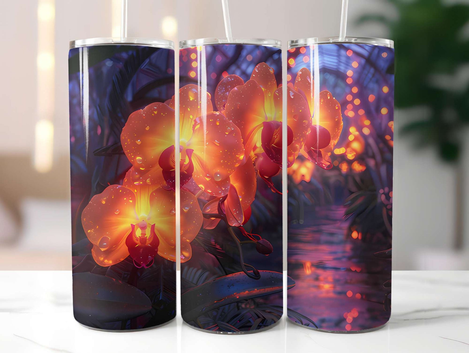 Floral Summer 4 Tumbler Wrap - CraftNest - Digital Crafting and Art