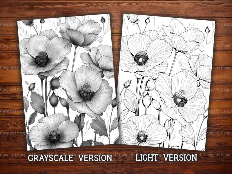 Floral Summer Coloring Books - CraftNest - Digital Crafting and Art