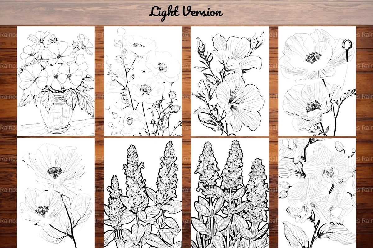 Floral Summer Coloring Books - CraftNest - Digital Crafting and Art