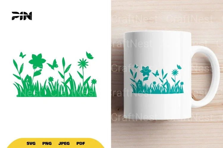 Flower Bed SVG Bundle - CraftNest - Digital Crafting and Art