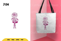 Flower Bouquet SVG Bundle - CraftNest - Digital Crafting and Art