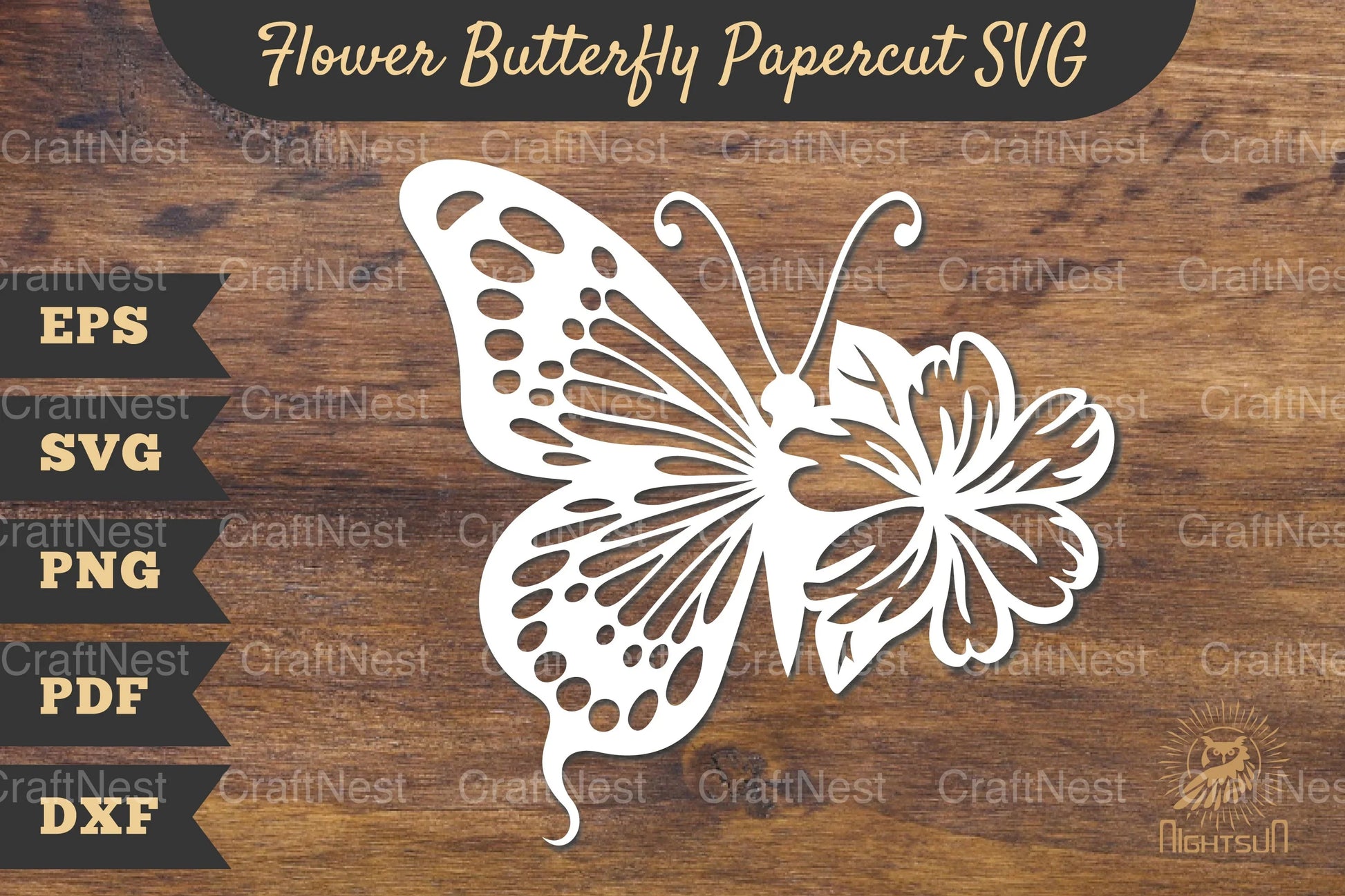 Flower Butterfly Papercut Clipart Bundle - CraftNest - Digital Crafting and Art