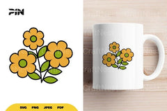 Flower Doodle SVG Bundle - CraftNest - Digital Crafting and Art