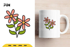 Flower Doodle SVG Bundle - CraftNest - Digital Crafting and Art