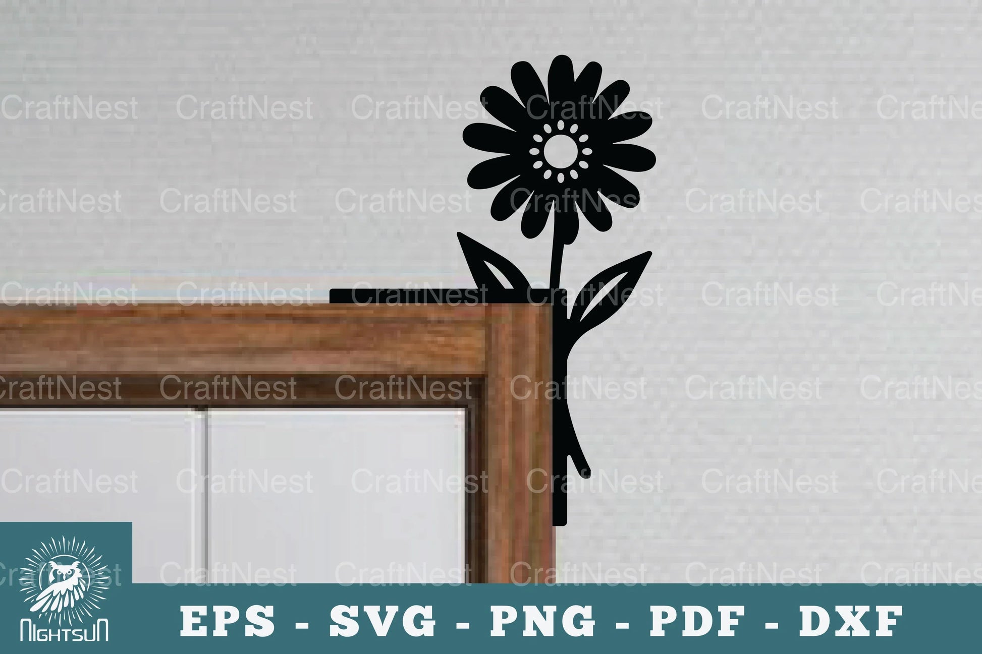 Flower Door Corner Lasercut SVG Bundle - CraftNest - Digital Crafting and Art