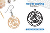 Flower Earring Lasercut SVG Clipart Bundle