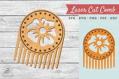 Flower Laser Cut Comb Clipart Bundle - CraftNest - Digital Crafting and Art