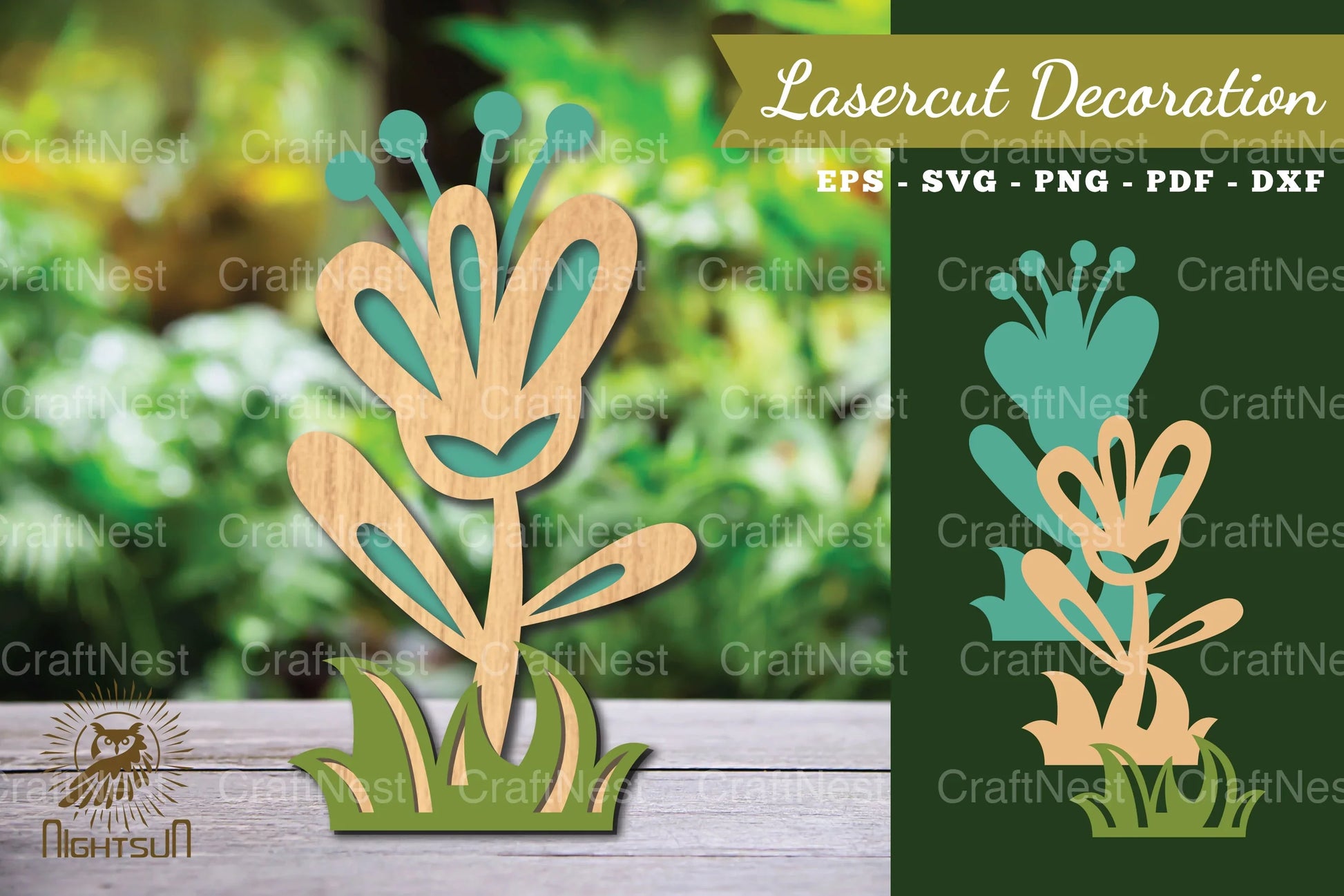 Flower Laser Cut Decoration Clipart Bundle - CraftNest - Digital Crafting and Art