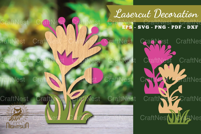 Flower Laser Cut Decoration Clipart Bundle - CraftNest - Digital Crafting and Art