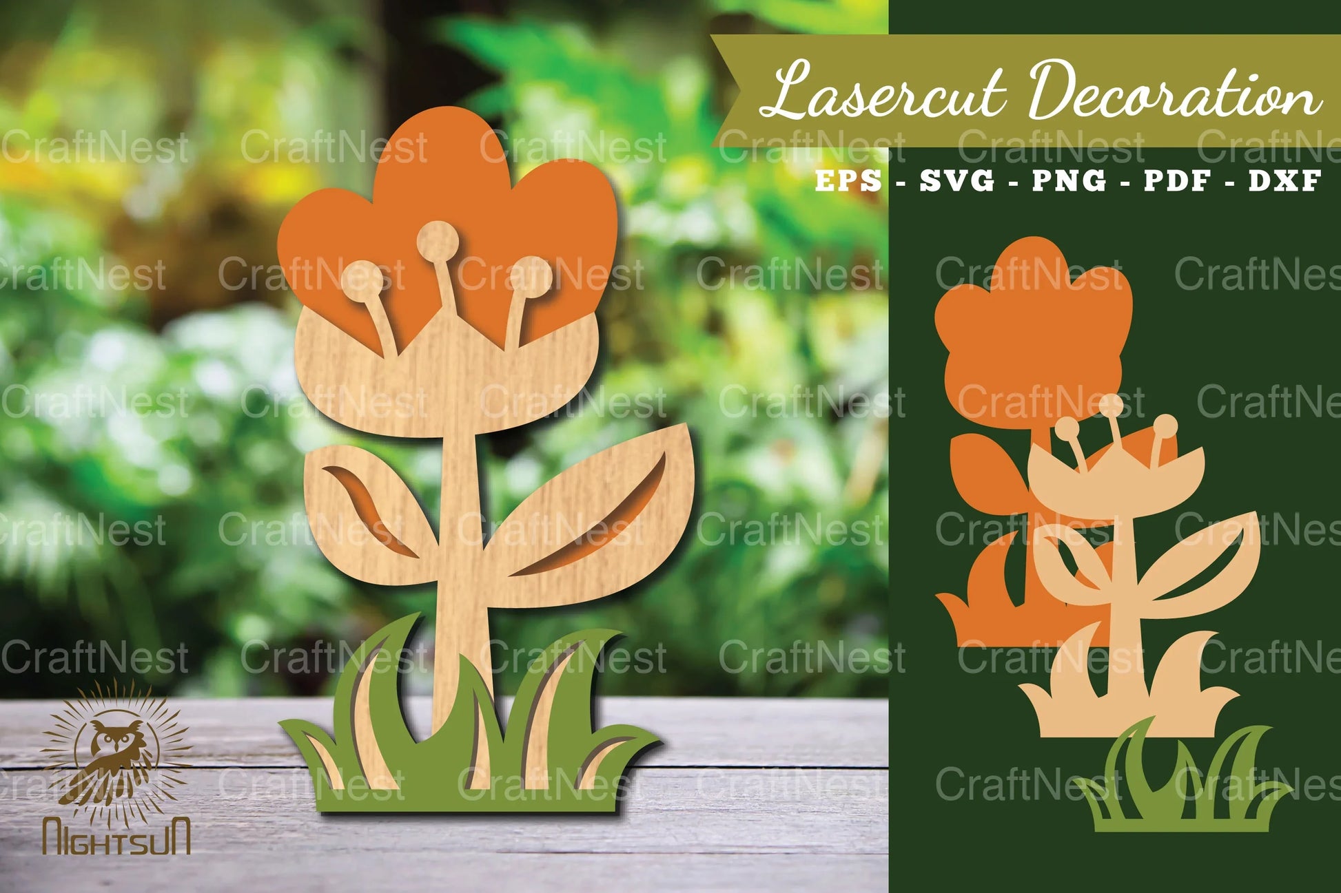 Flower Laser Cut Decoration Clipart Bundle - CraftNest - Digital Crafting and Art