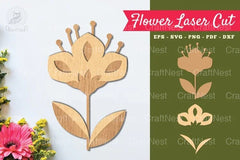 Flower Laser Cut Decoration SVG Bundle - CraftNest - Digital Crafting and Art