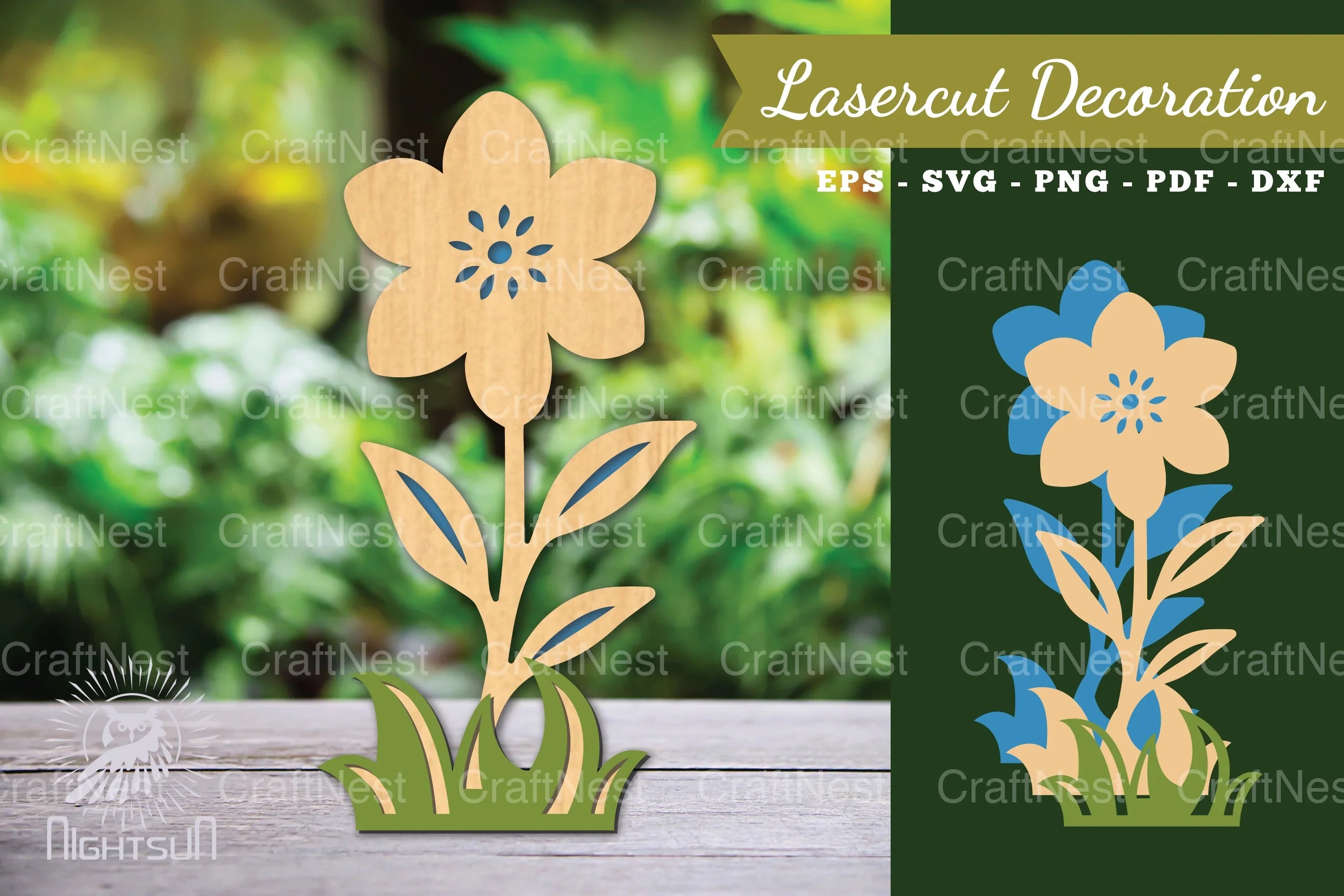 Flower Laser Cut Decoration Clipart Bundle - CraftNest - Digital Crafting and Art