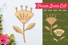 Flower Laser Cut Decoration Clipart Bundle - CraftNest - Digital Crafting and Art