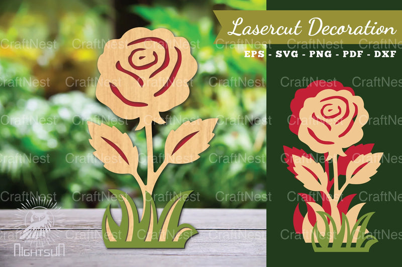 Flower Laser Cut Decoration SVG Bundle - CraftNest - Digital Crafting and Art