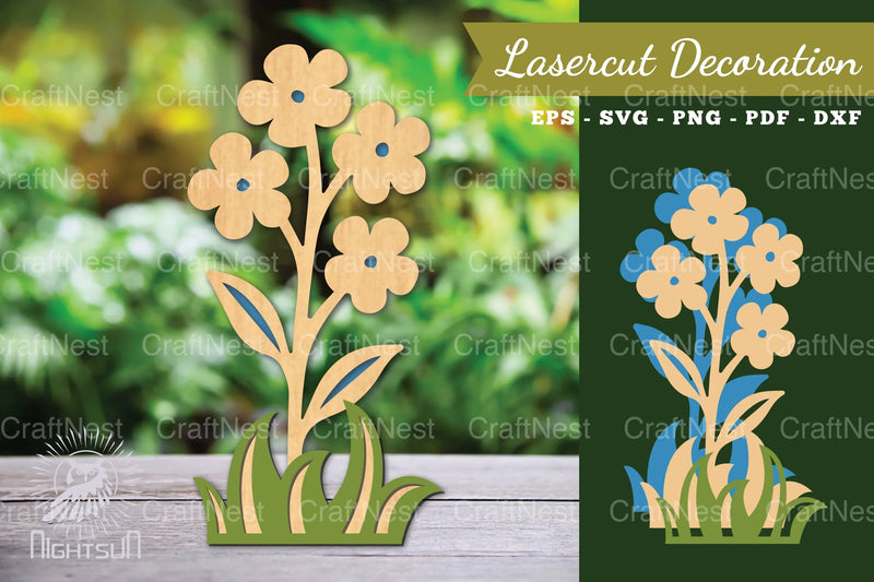 Flower Laser Cut Decoration Clipart Bundle - CraftNest - Digital Crafting and Art