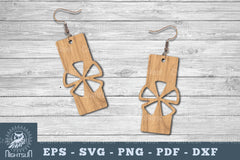 Flower Laser Cut Earrings SVG Bundle - CraftNest - Digital Crafting and Art