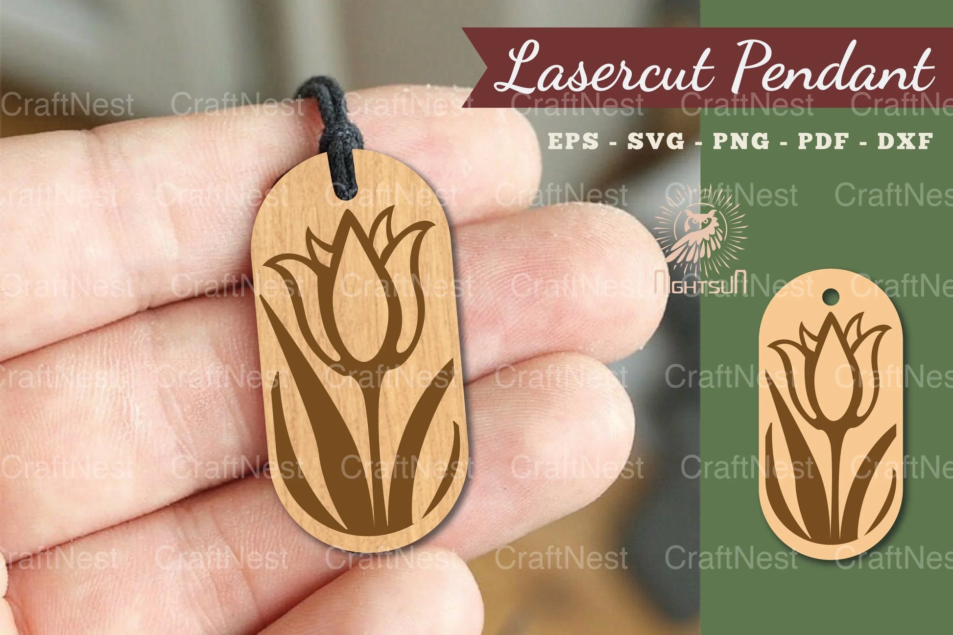 Flower Lasercut Pendant Clipart Bundle - CraftNest - Digital Crafting and Art