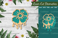 Flower Melted Laser Cut Decoration Clipart Bundle - CraftNest - Digital Crafting and Art