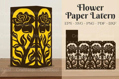 Flower Paper Lantern Cricut Design Bundle - CraftNest - Digital Crafting and Art