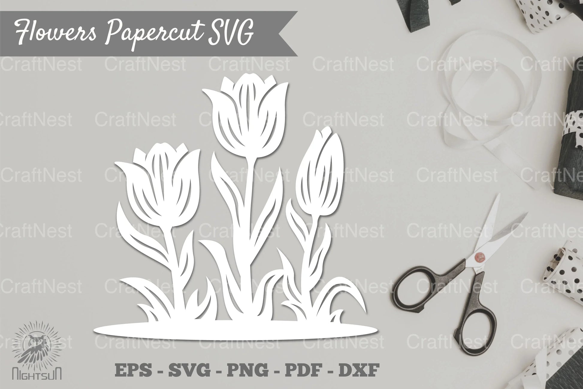 Flower Papercut SVG Bundle - CraftNest - Digital Crafting and Art