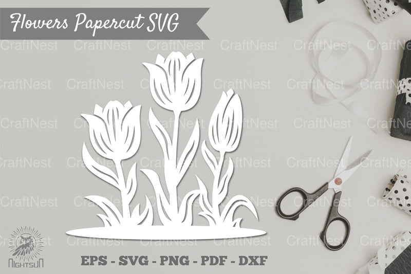 Flower Papercut SVG Bundle - CraftNest - Digital Crafting and Art