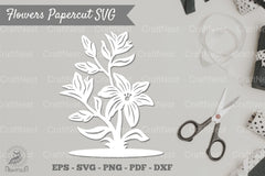 Flower Papercut SVG Bundle - CraftNest - Digital Crafting and Art