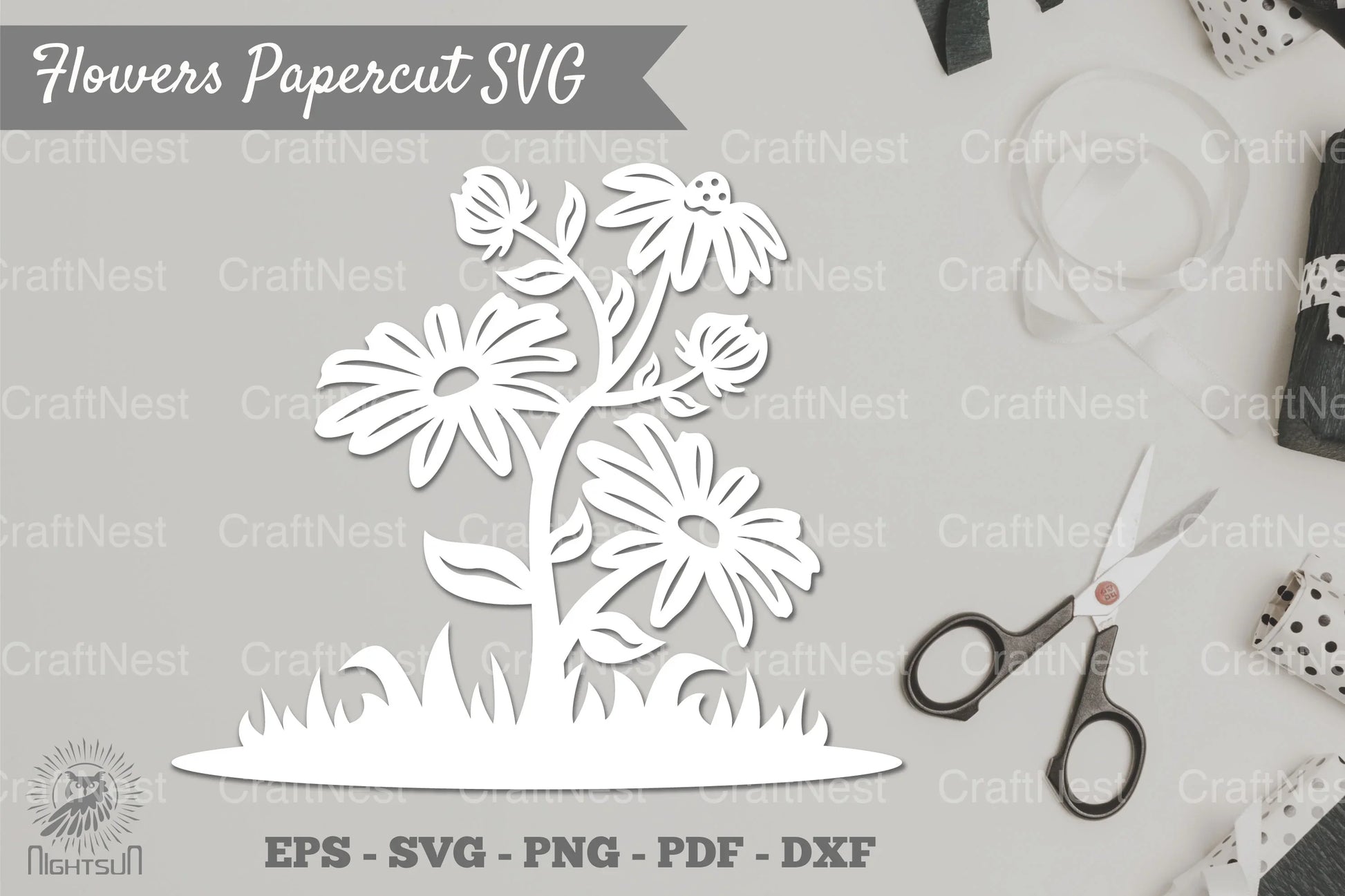 Flower Papercut SVG Bundle - CraftNest - Digital Crafting and Art