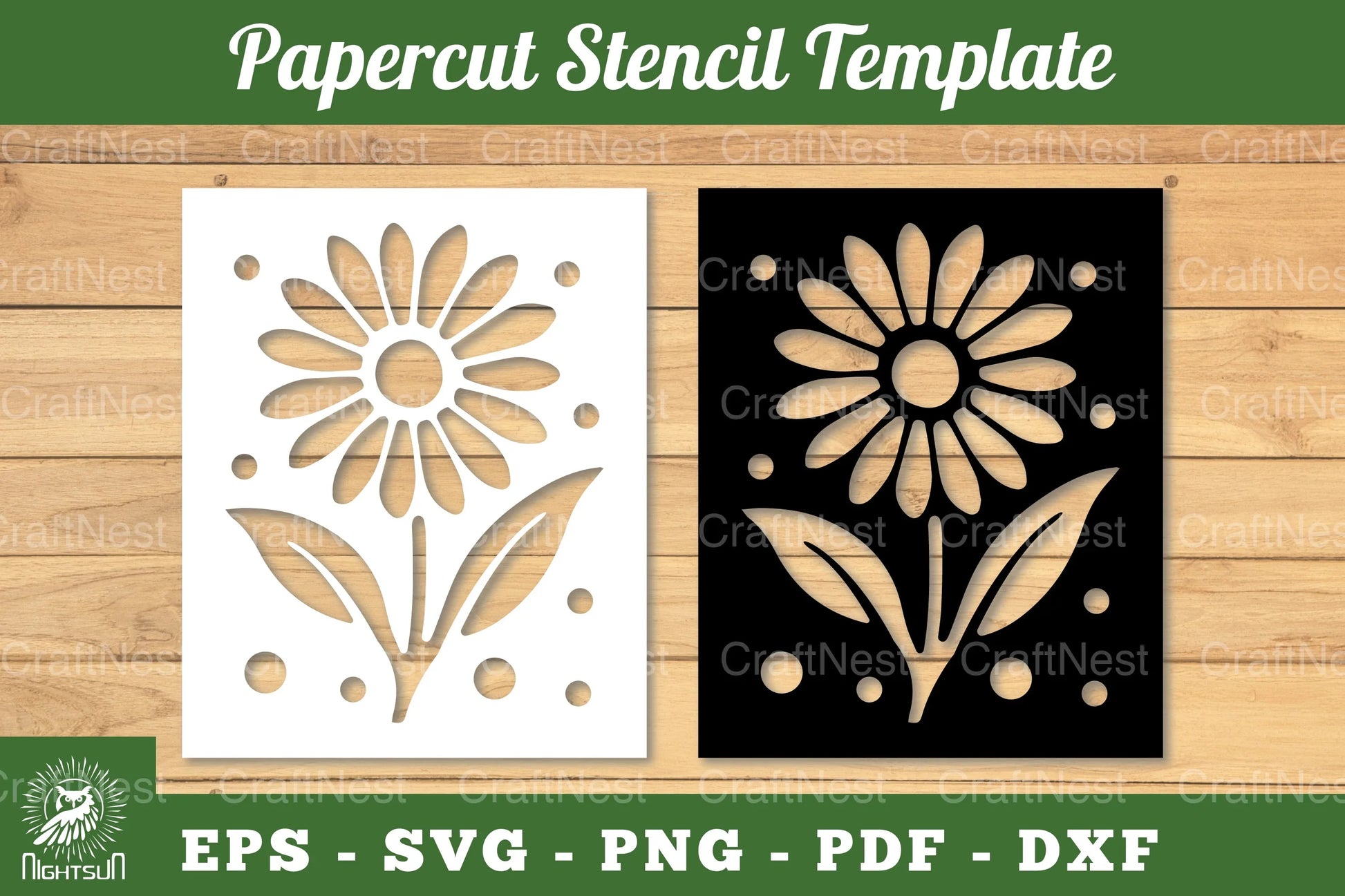 Flower Papercut Stencil Template Clipart Bundle - CraftNest - Digital Crafting and Art