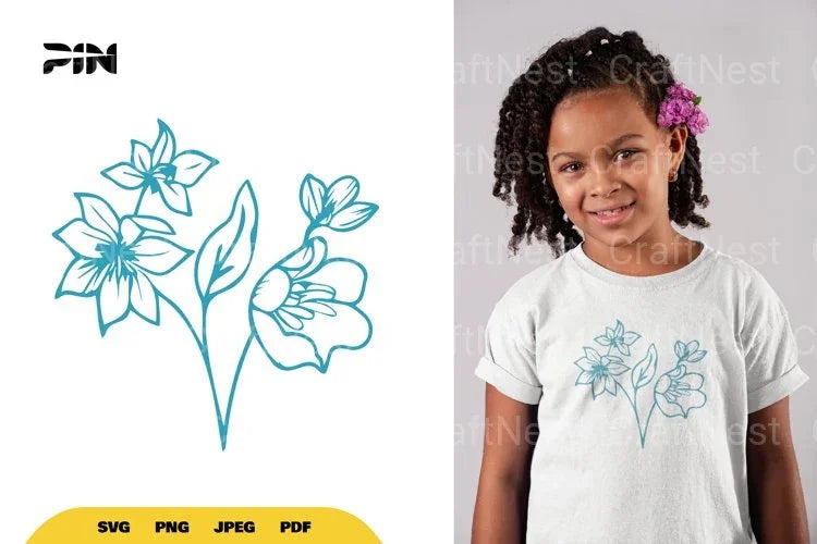 Flower Floral SVG Bundle - CraftNest - Digital Crafting and Art