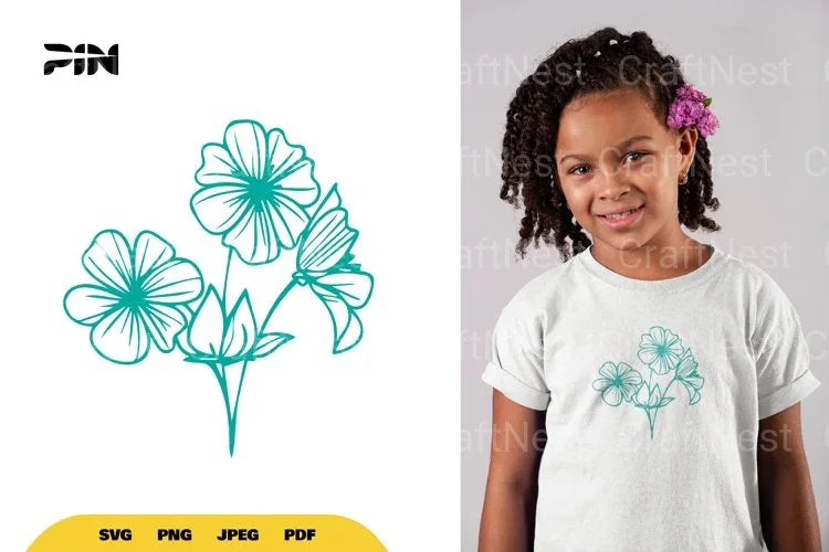 Flower Floral SVG Bundle - CraftNest - Digital Crafting and Art