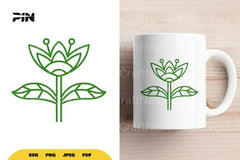 Scandinavian Flower Element SVG Bundle - CraftNest - Digital Crafting and Art